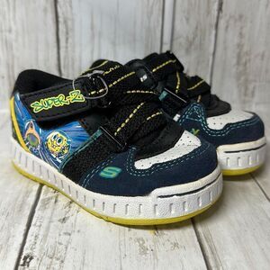 Skechers Skx Super Z Sponge Bob Patrick Sneakers Shoes size 5 Little Boy